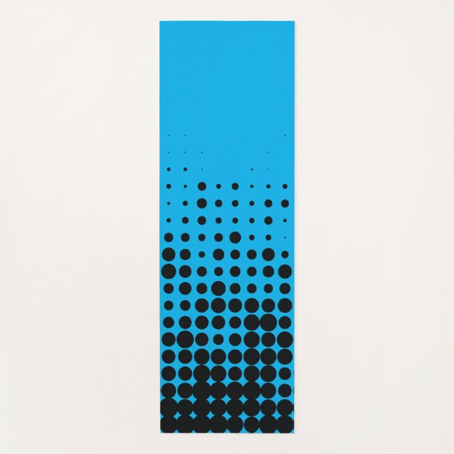 Esterilla De Yoga Patrón de círculo geométrico urbano moderno, lúdic (Anverso)