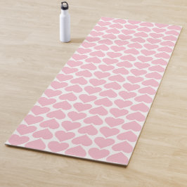 Esterilla De Yoga Patrón de Corazones Rosas, Romántico, Amor