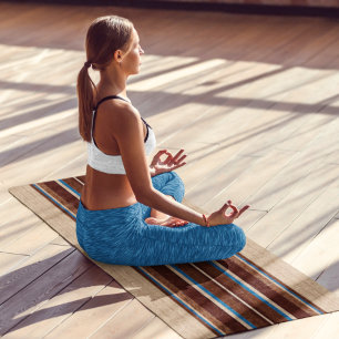 Esterilla De Yoga Patrón de diseño de madera de moda de Hip Moderno
