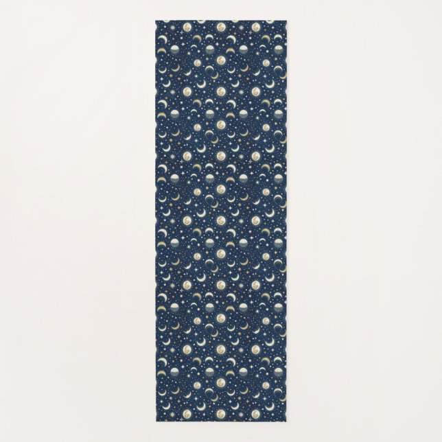 Esterilla De Yoga Patrón de estrellas y luna (Anverso)
