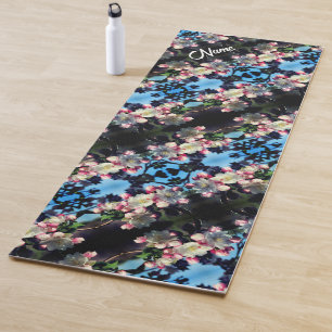 Esterilla De Yoga Patrón de flor de arce de arce personalizado