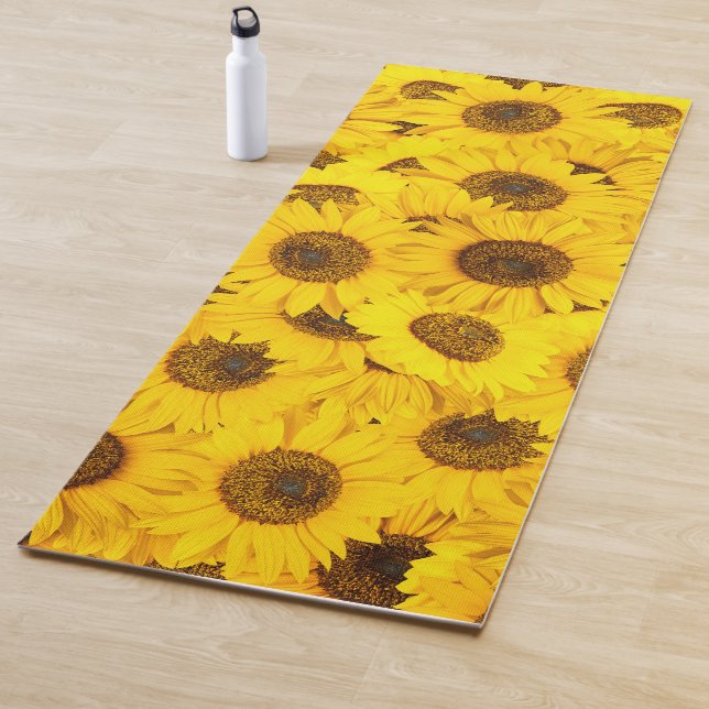 Esterilla De Yoga Patrón de girasoles (In situ)