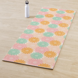 Esterilla De Yoga Patrón de Ilustracion de Mandala multicolor