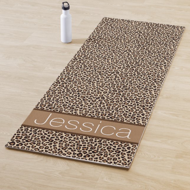 Esterilla De Yoga Patrón de impresión de leopardo personalizado (In situ)