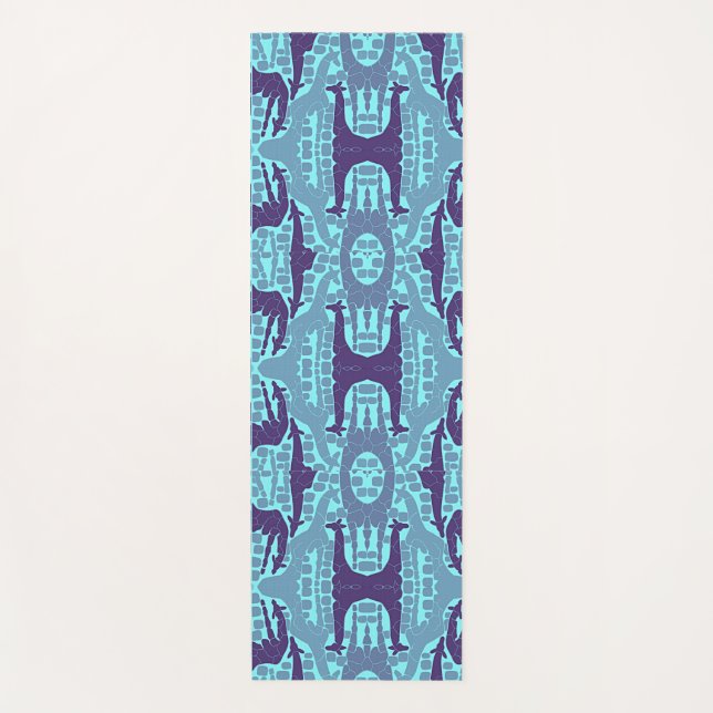 Esterilla De Yoga Patrón de jirafa abstracto (Anverso)