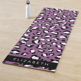 Esterilla De Yoga Patrón de leopardo, puntos, leopardo morado, tu no
