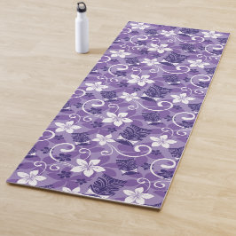 ESTERILLA DE YOGA PATRÓN DE LUAU TIKI (PURPLE)