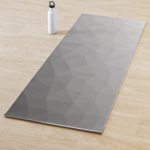 Esterilla De Yoga Patrón de malla geométrica de gradiente gris