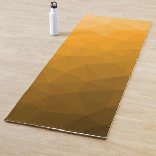 Esterilla De Yoga Patrón de malla geométrica de gradiente naranja
