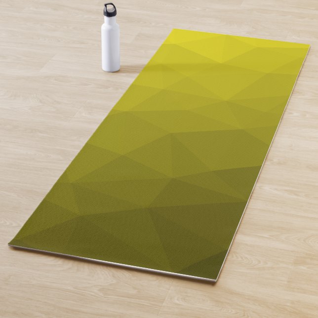Esterilla De Yoga Patrón de malla geométrica gradiente amarillo (In situ)