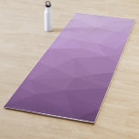 Esterilla De Yoga Patrón de malla geométrica gradiente de lavanda pú<br><div class="desc">Patrón de malla geométrica de degradado único yoga esencial para todos. Relájese en el estilo con tapete de yoga diseñado por el personalizado con doble cara de impresión. Diseño moderno sutil Elegante y fresco de malla geométrica del Triángulo con un patrón de malla geométrica de gradiente púrpura.</div>