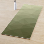 Esterilla De Yoga Patrón de malla geométrica gradiente verde del ejé<br><div class="desc">Patrón de malla geométrica de degradado único yoga esencial para todos. Relájese en el estilo con tapete de yoga diseñado por el personalizado con doble cara de impresión. Diseño moderno sutil Elegante y fresco malla geométrica del Triángulo con gradiente verde oliva del ejército.</div>