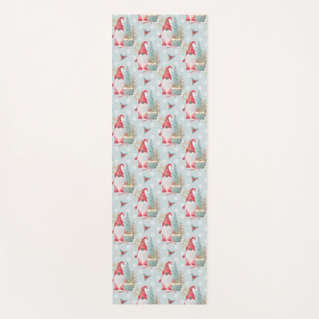 Esterilla De Yoga Patrón de Navidades de Gnome (Anverso)