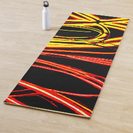 Esterilla De Yoga Patrón de Neon Hues vibrante radiante