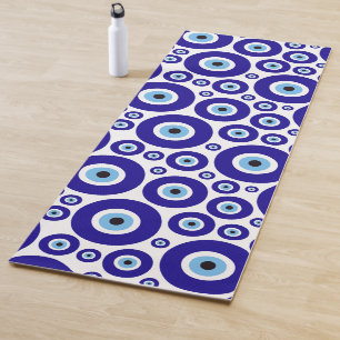Esterilla De Yoga Patrón de Ojo Malo, Ojo Griego, Ojo Turco, Nazar