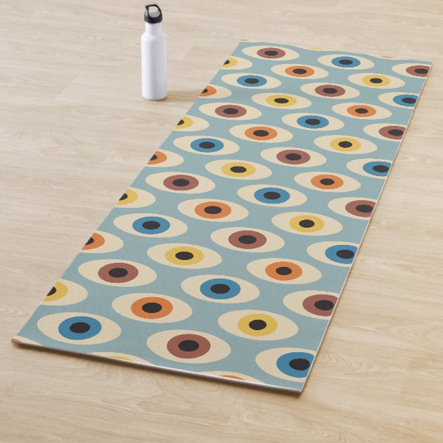 Esterilla De Yoga Patrón de ojos retro (In situ)