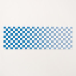 Esterilla De Yoga Patrón de Ombré azul claro a oscuro controlado