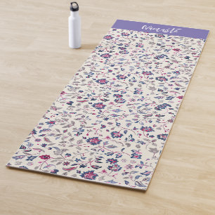 Esterilla De Yoga Patrón de Paisley Floral