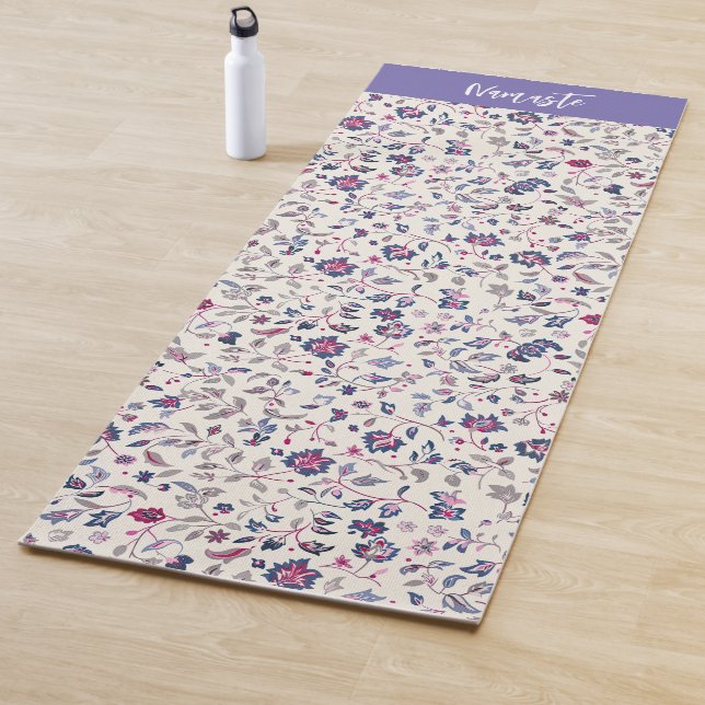 Esterilla De Yoga Patrón de Paisley Floral (In situ)