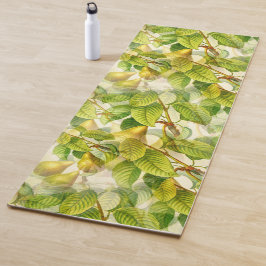 Esterilla De Yoga Patrón de ramas y peras del árbol de peras