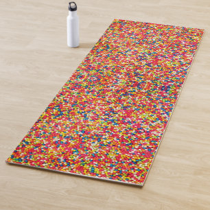 Esterilla De Yoga Patrón de salpicadura de vaina de arco iris