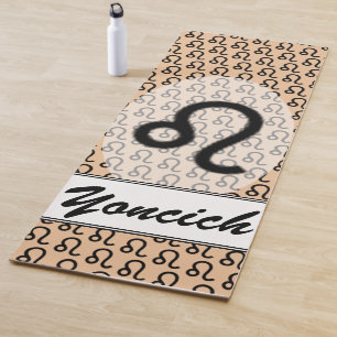 Esterilla De Yoga Patrón de símbolos Zodiac de Kenneth Yoncich