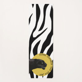 Esterilla De Yoga Patrón de tigre en vector