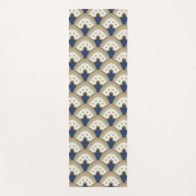 Esterilla De Yoga Patrón de ventilador (Anverso)
