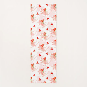 Esterilla De Yoga Patrón Fénix Bird Y Phoenix Flower Seamless