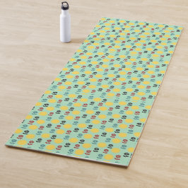 Esterilla De Yoga Patrón floral