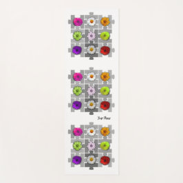 Esterilla De Yoga Patrón floral sublime y sofisticado