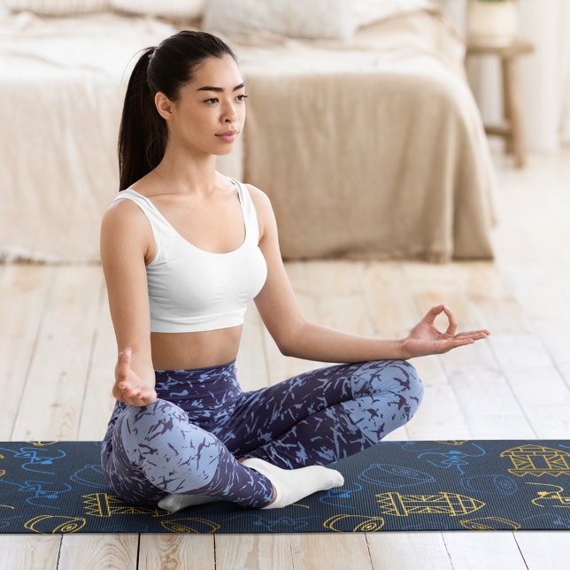 Esterilla De Yoga Patrón folclórico tribal festivo (Subido por el creador)