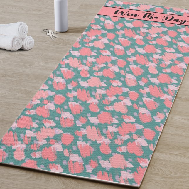 Esterilla De Yoga Patrón moderno de colores (Trendy Modern Colorful Pattern Yoga Mat)
