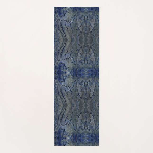 Esterilla De Yoga Patrón negro y gris (Anverso)