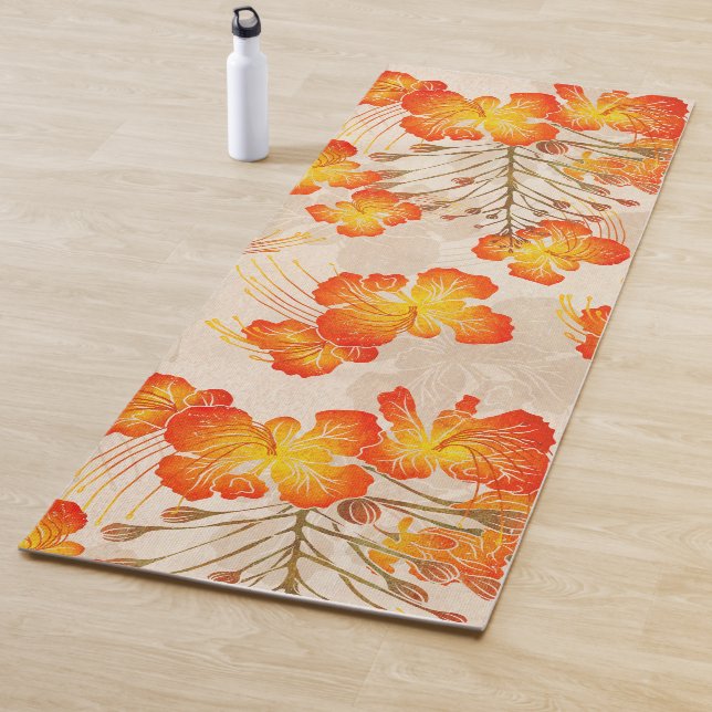 Esterilla De Yoga Patrón Ohai Alii v2 impreso en hawaiano (In situ)