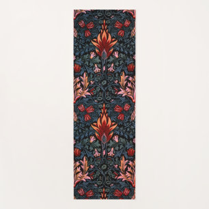 Esterilla De Yoga Patrón oscuro de William Morris Snakeshead