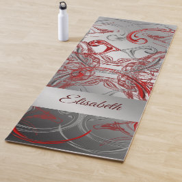 Esterilla De Yoga patrón pintado único, hermoso, colorido un gre