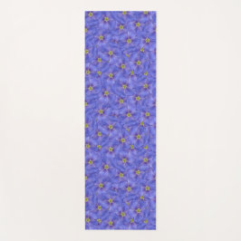 Esterilla De Yoga Patrón sin foco azul