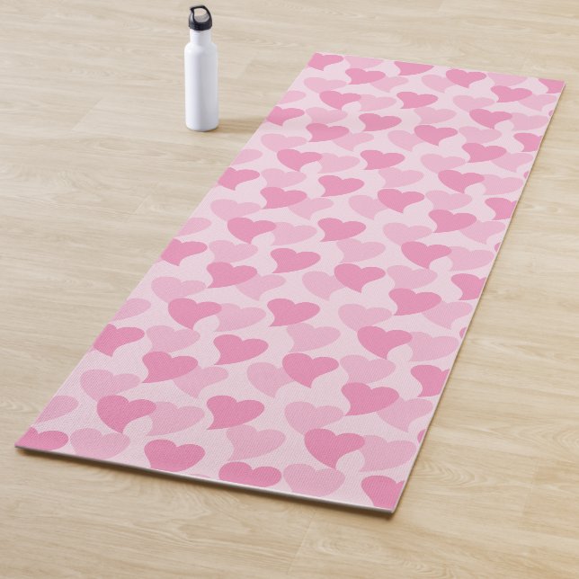 Esterilla De Yoga Patrón sin problemas de los corazones bonitos (In situ)