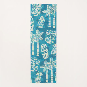 Esterilla De Yoga Patrón Tiki Retro Moderno de Mitad de Siglo