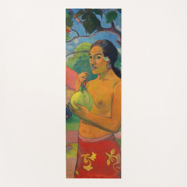 Esterilla De Yoga Paul Gauguin - Mujer sosteniendo un fruto (Anverso)