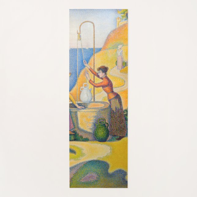 Esterilla De Yoga Paul Signac - Mujeres en el pozo (Anverso)