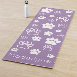 Esterilla De Yoga Paw Print Doga-Mode Monograma-Prana Púrpura