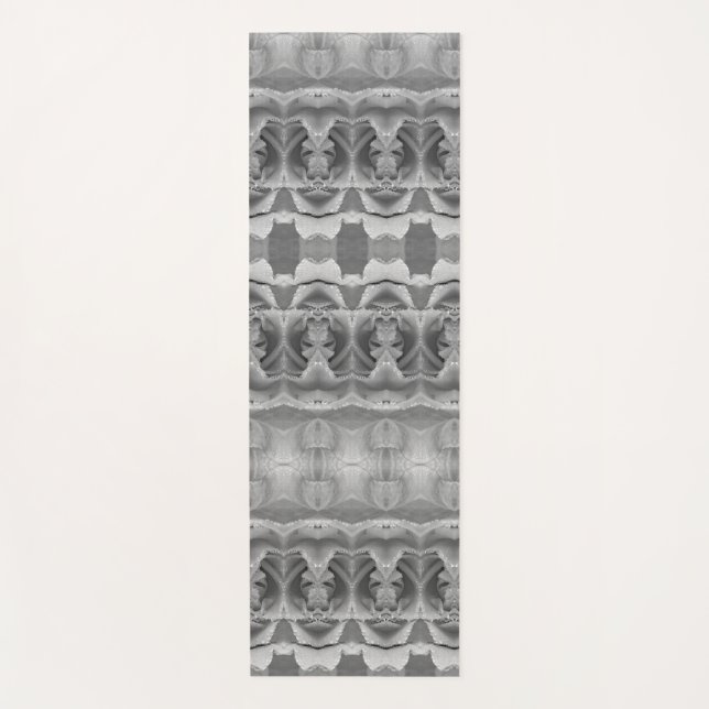 Esterilla De Yoga Peace Ikat 3 B&W (Anverso)