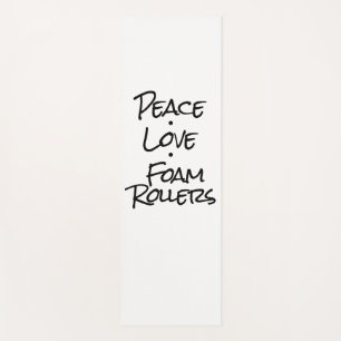 Esterilla De Yoga Peace Love Foam Rollers