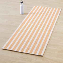 Esterilla De Yoga Peach Vertical Stripped