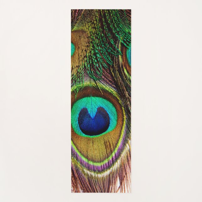 Esterilla De Yoga Peacock Feathers 4 (Anverso)