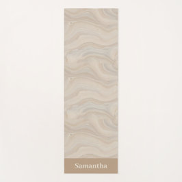Esterilla De Yoga Pebbled Sandstone Texture Neutral Wabi-Sabi