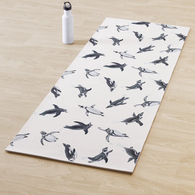 Esterilla De Yoga Penguin Flight Squad | Ocean Art Design (In situ)