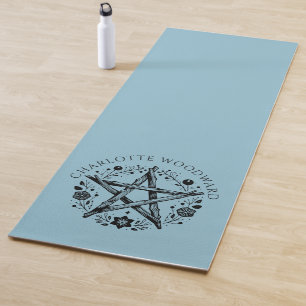 Esterilla De Yoga Pentáculo floral natural personalizado